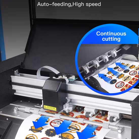 Fuente de fábrica Servo Motor Pegatina Troqueladora Máquina troqueladora digital Hoja de alimentación automática Cortadora de etiquetas
