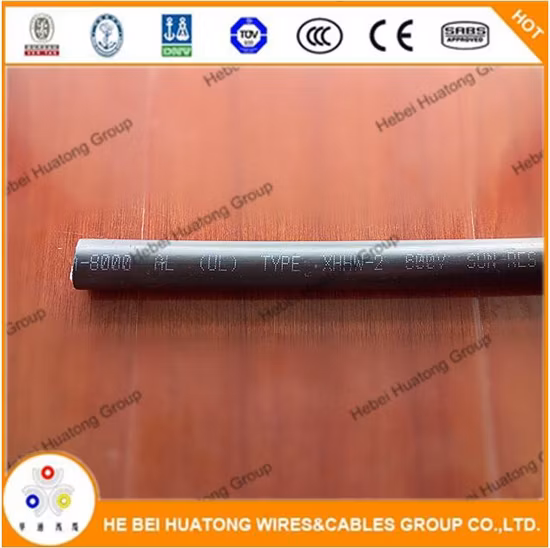 Serie de aluminio 8000 Cable de construcción Tipo UL Xhhw-2 Cable 600V 500kcmil Xhhw Cobre