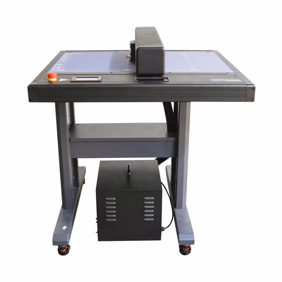 Cortador plano de papel adhesivo de vinilo, máquina plegadora corrugada de nido de abeja, Plotter de corte plano para cartón