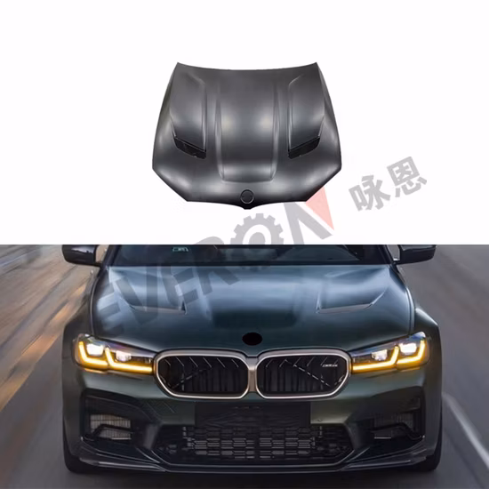 Cubierta de capó de motor de capó de aluminio estilo CS M5 para 5 Series G30 G38 F90
